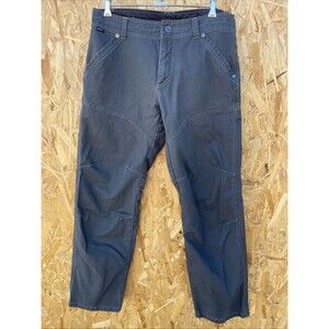 KUHL Pants Mens 32x30 Khaki Work Outdoor Hiking Articulated Knees Gray